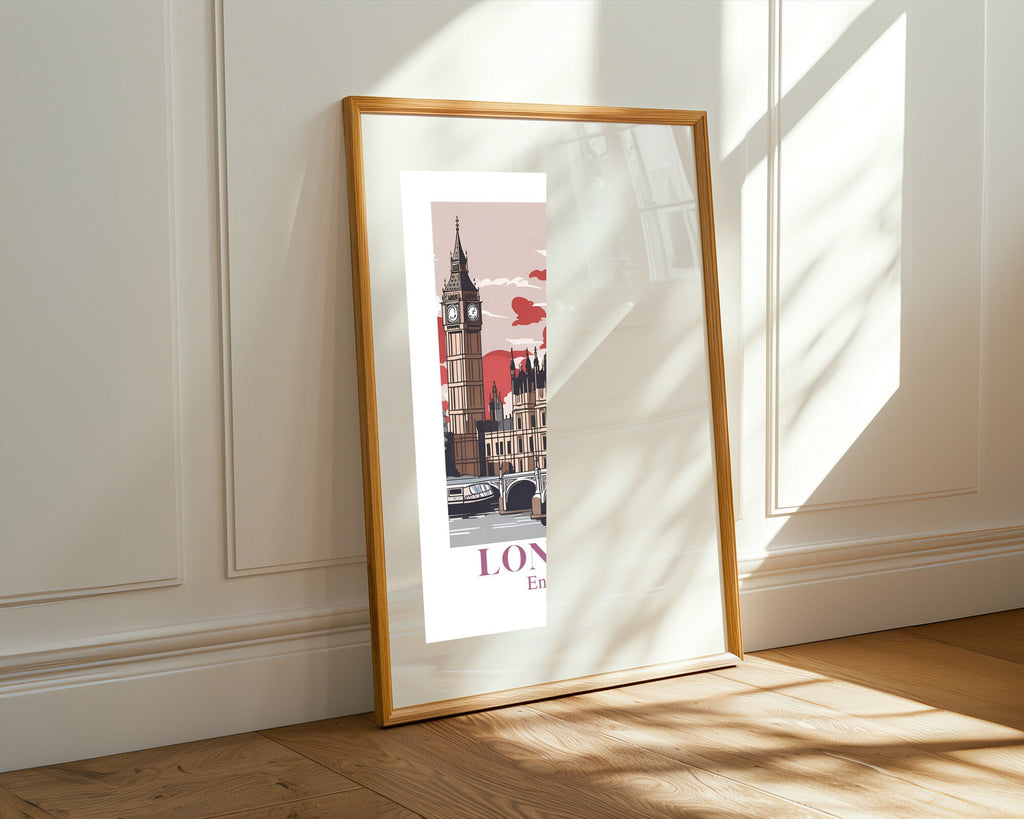 Postal de Londres | Cuadro decorativo de Monkey Canvas