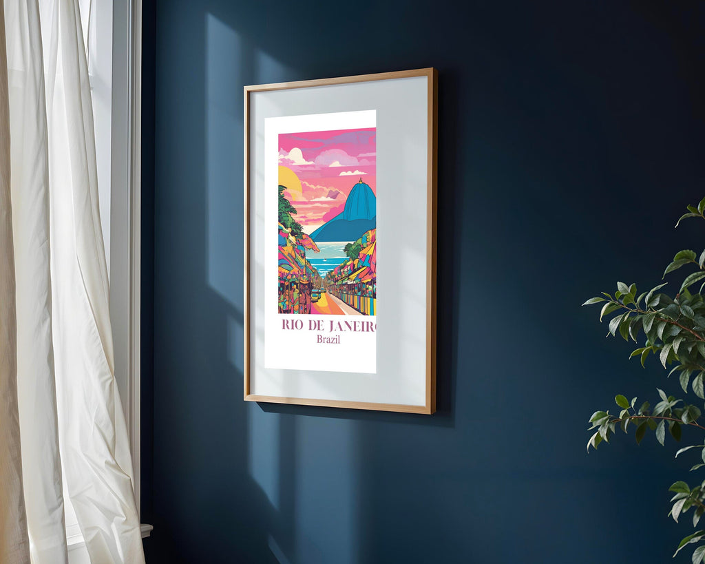 Postal de Río de Janeiro | Cuadro decorativo de Monkey Canvas