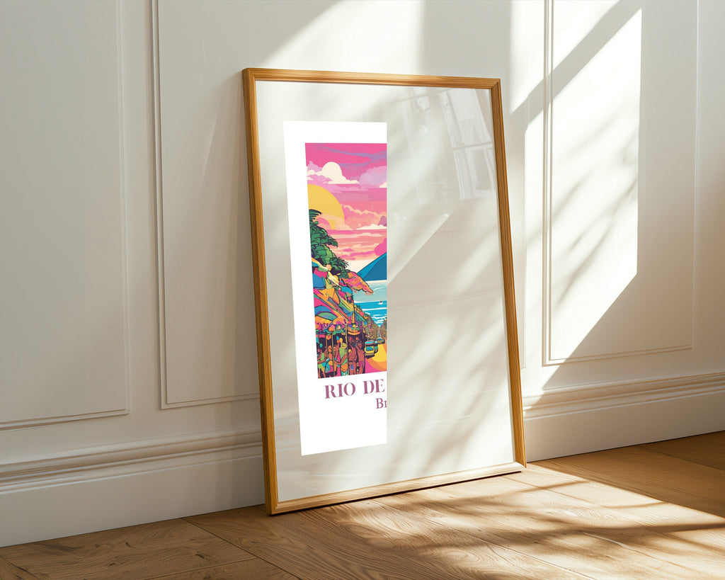 Postal de Río de Janeiro | Cuadro decorativo de Monkey Canvas