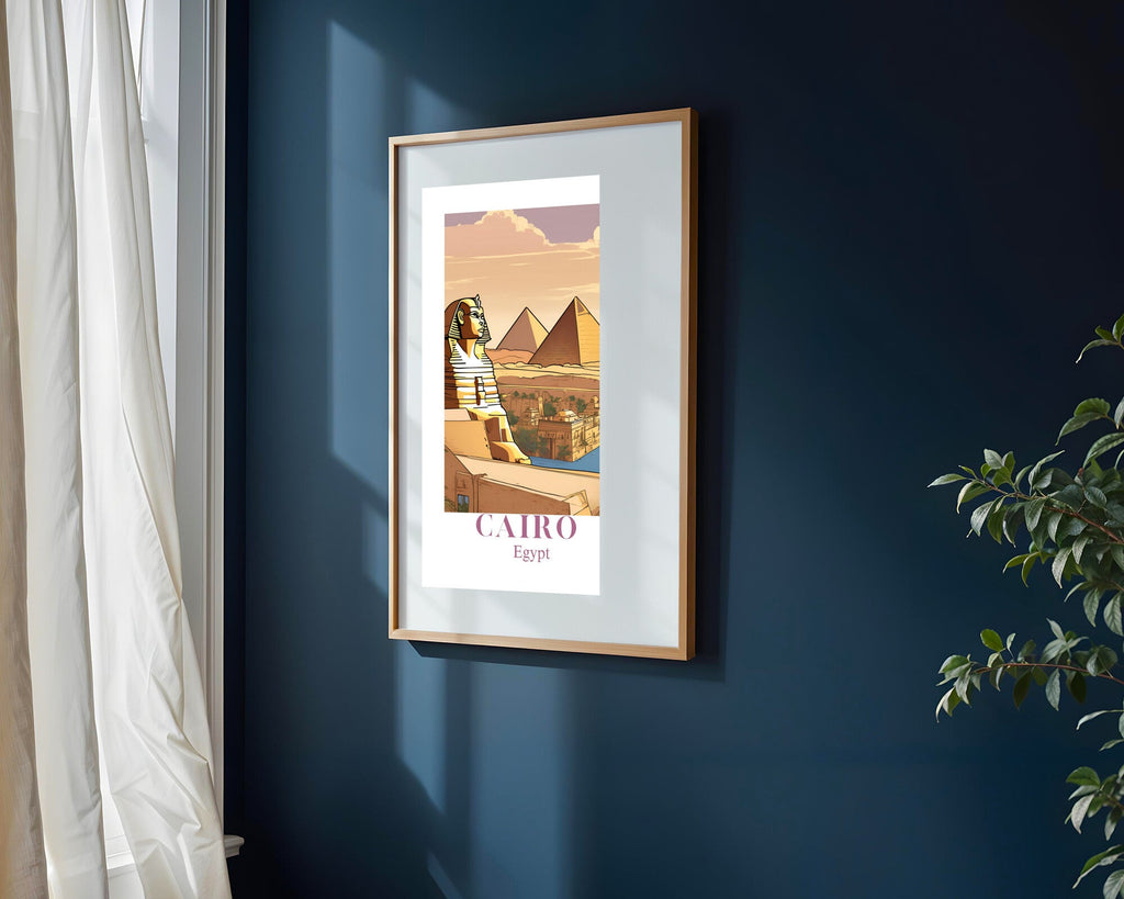 Postal de El Cairo | Cuadro decorativo de Monkey Canvas