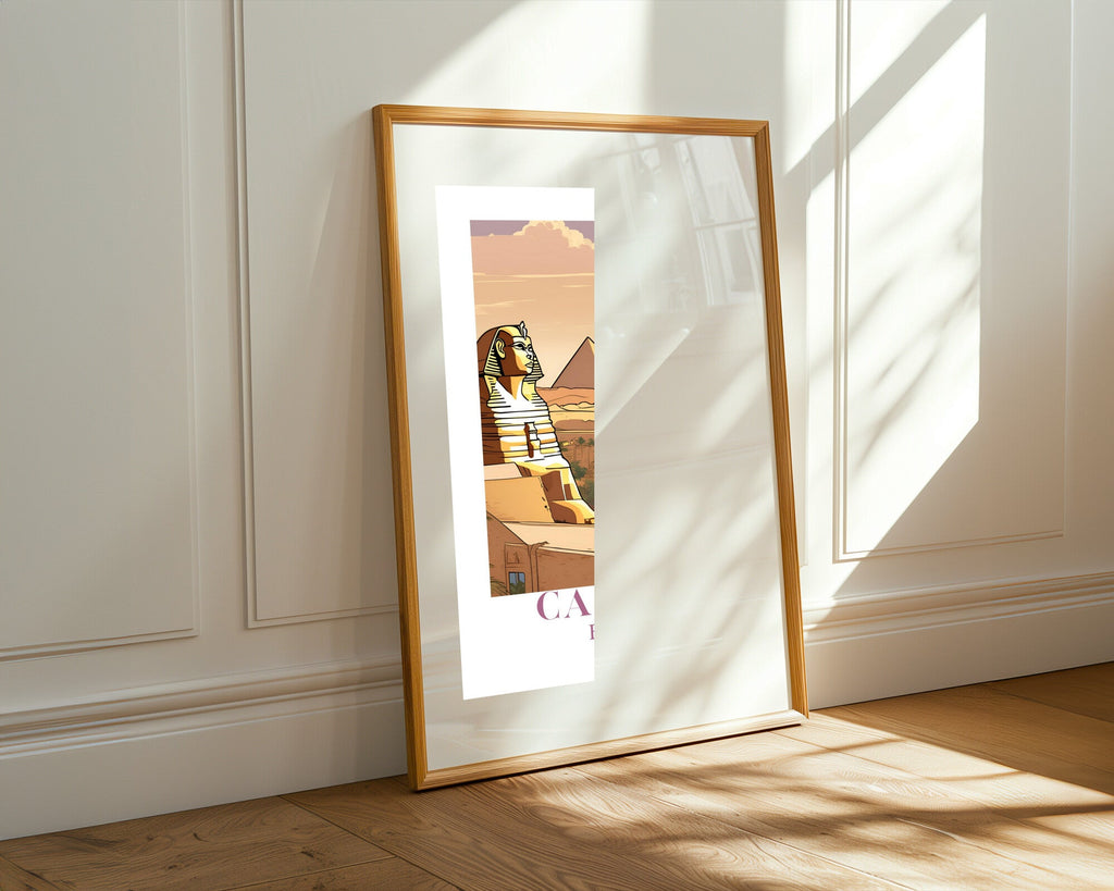 Postal de El Cairo | Cuadro decorativo de Monkey Canvas