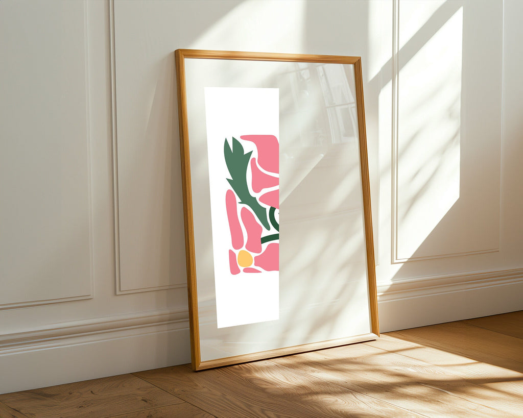 Flor Rosa Vintage | Cuadro decorativo de Monkey Canvas