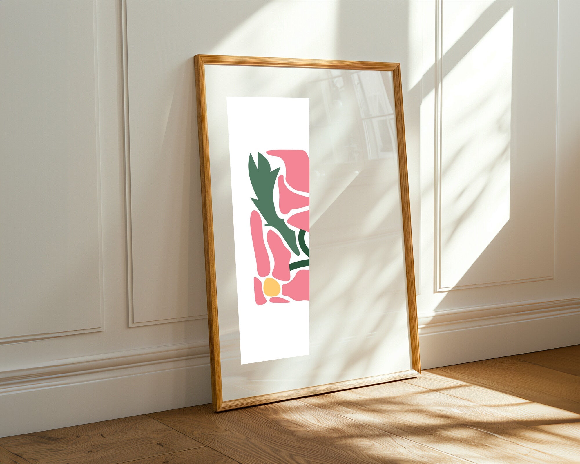 Flor Rosa Vintage | Cuadro decorativo de Monkey Canvas