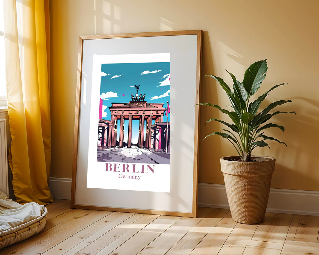 Postal de Berlin | Cuadro decorativo de Monkey Canvas