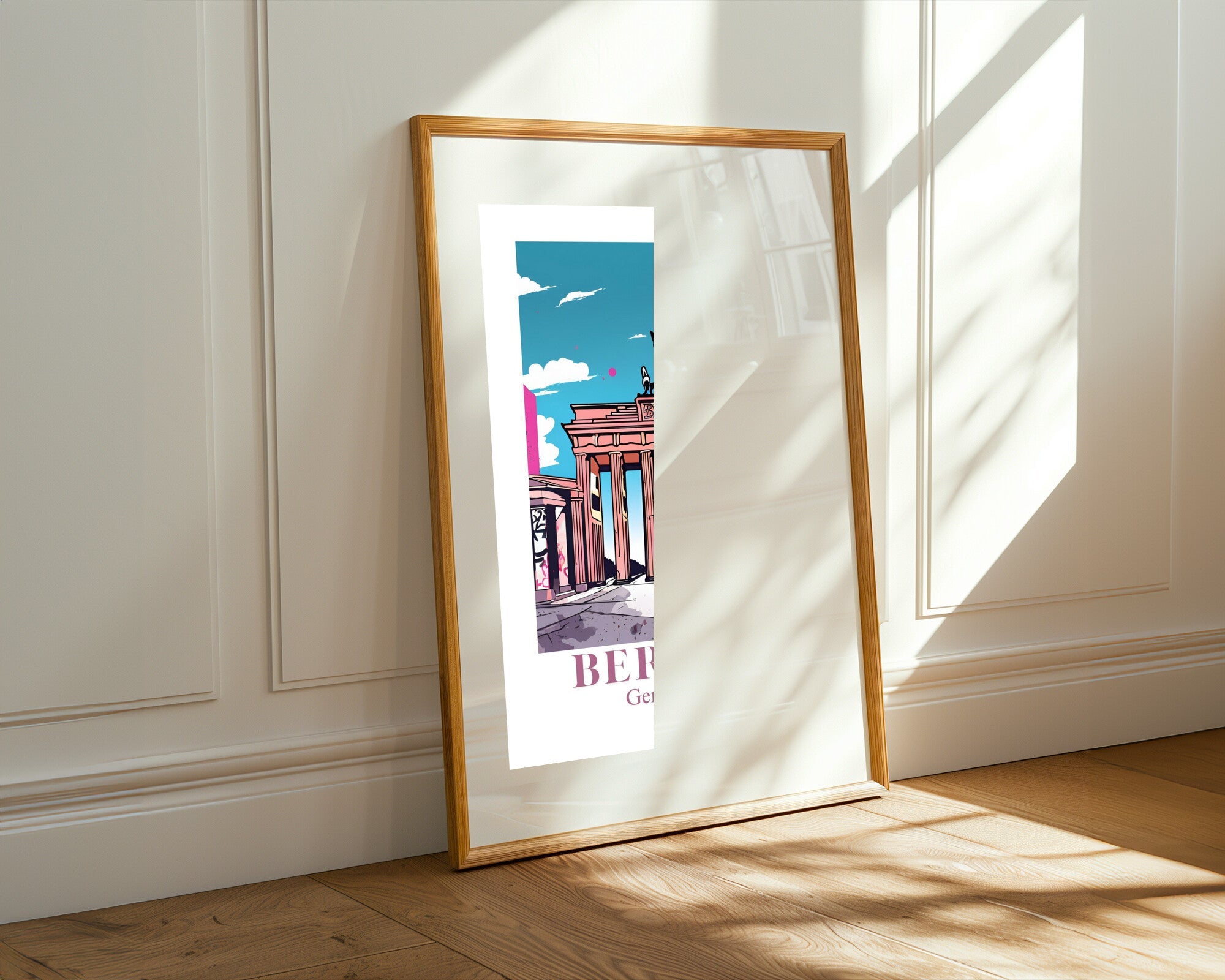Postal de Berlin | Cuadro decorativo de Monkey Canvas