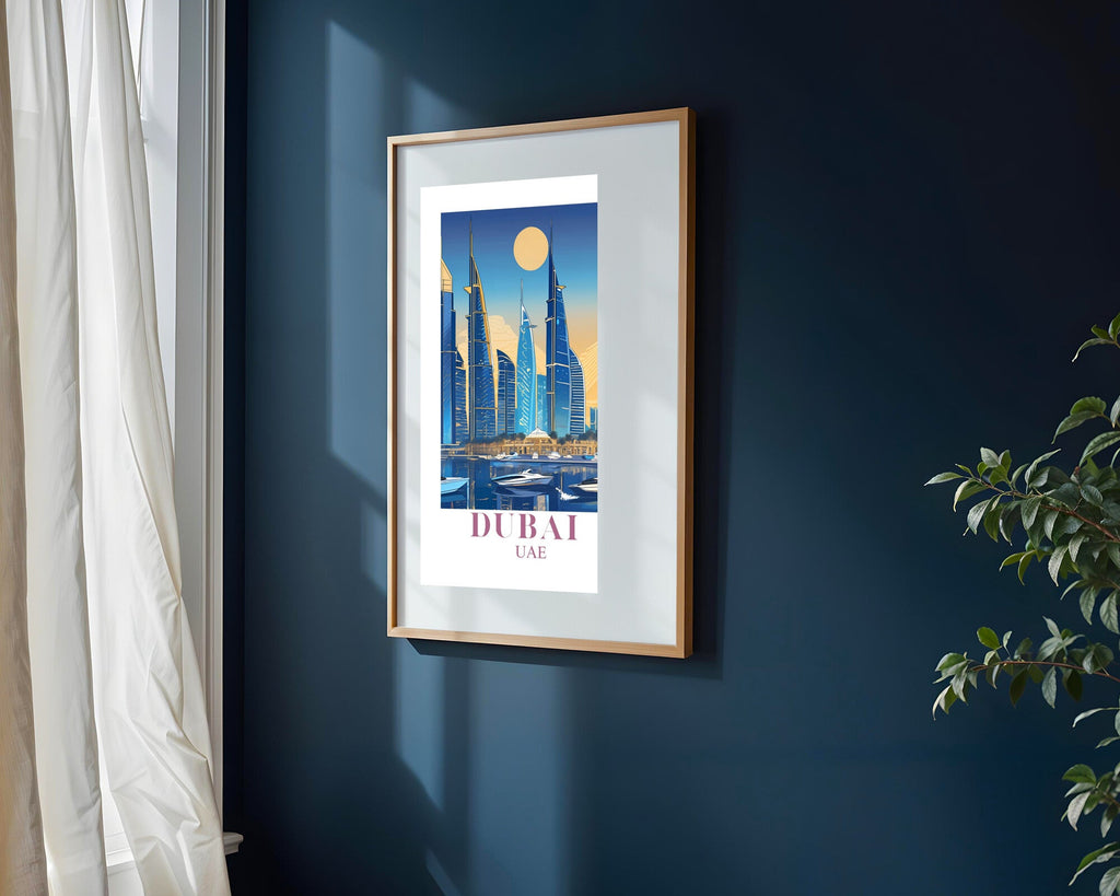 Skyline de Dubai | Cuadro decorativo de Monkey Canvas