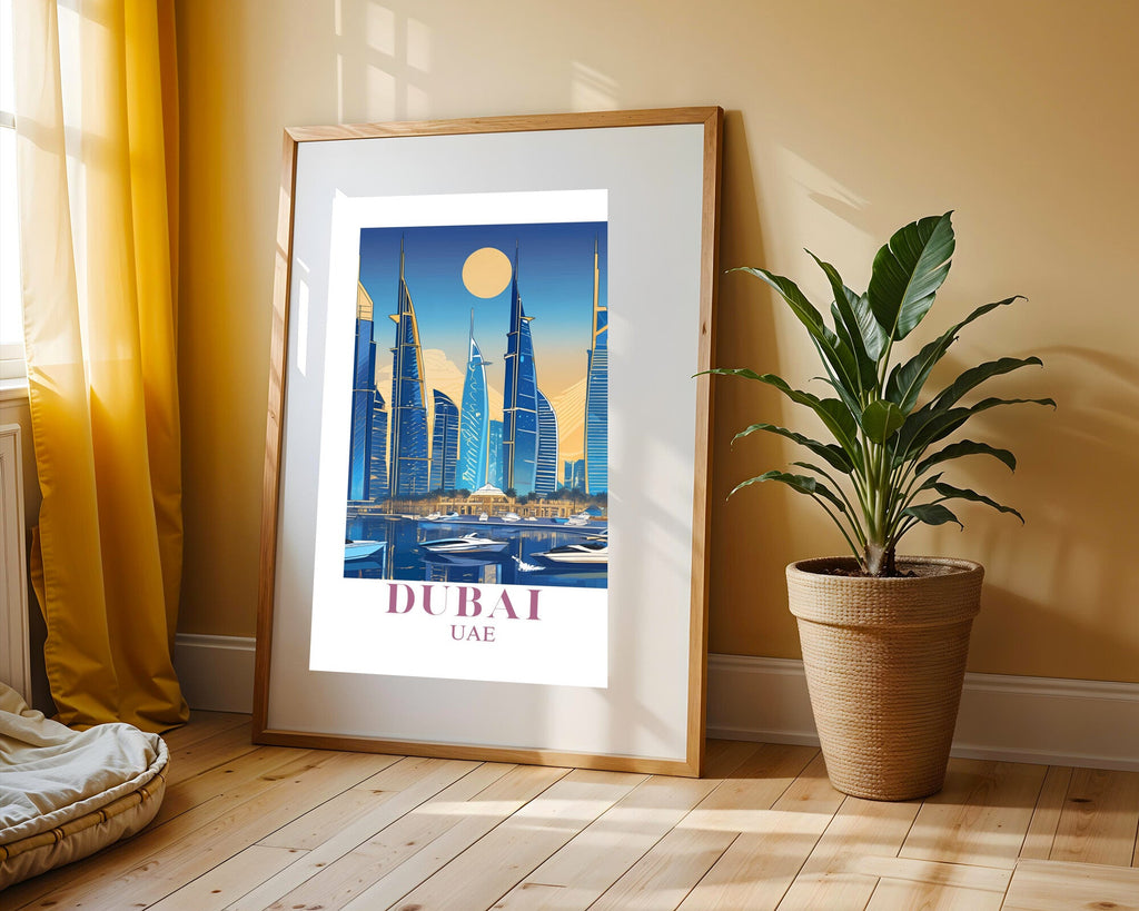 Skyline de Dubai | Cuadro decorativo de Monkey Canvas