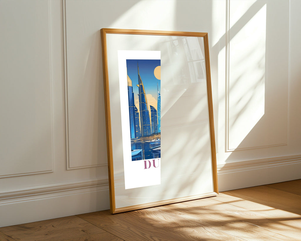 Skyline de Dubai | Cuadro decorativo de Monkey Canvas
