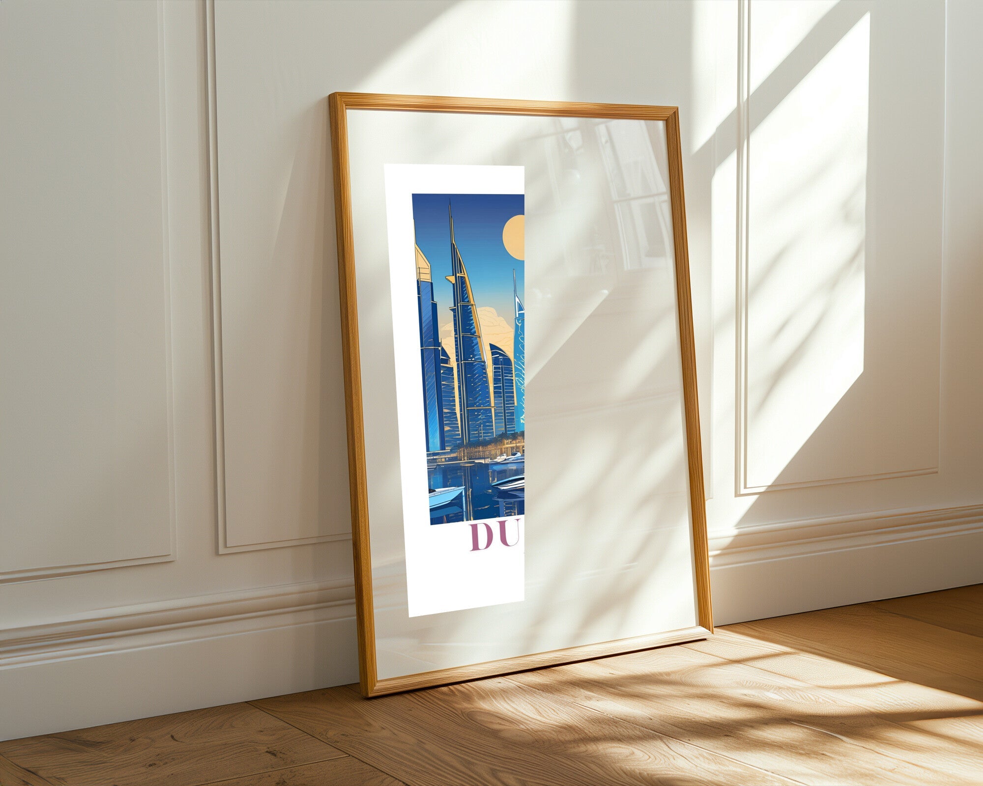 Skyline de Dubai | Cuadro decorativo de Monkey Canvas