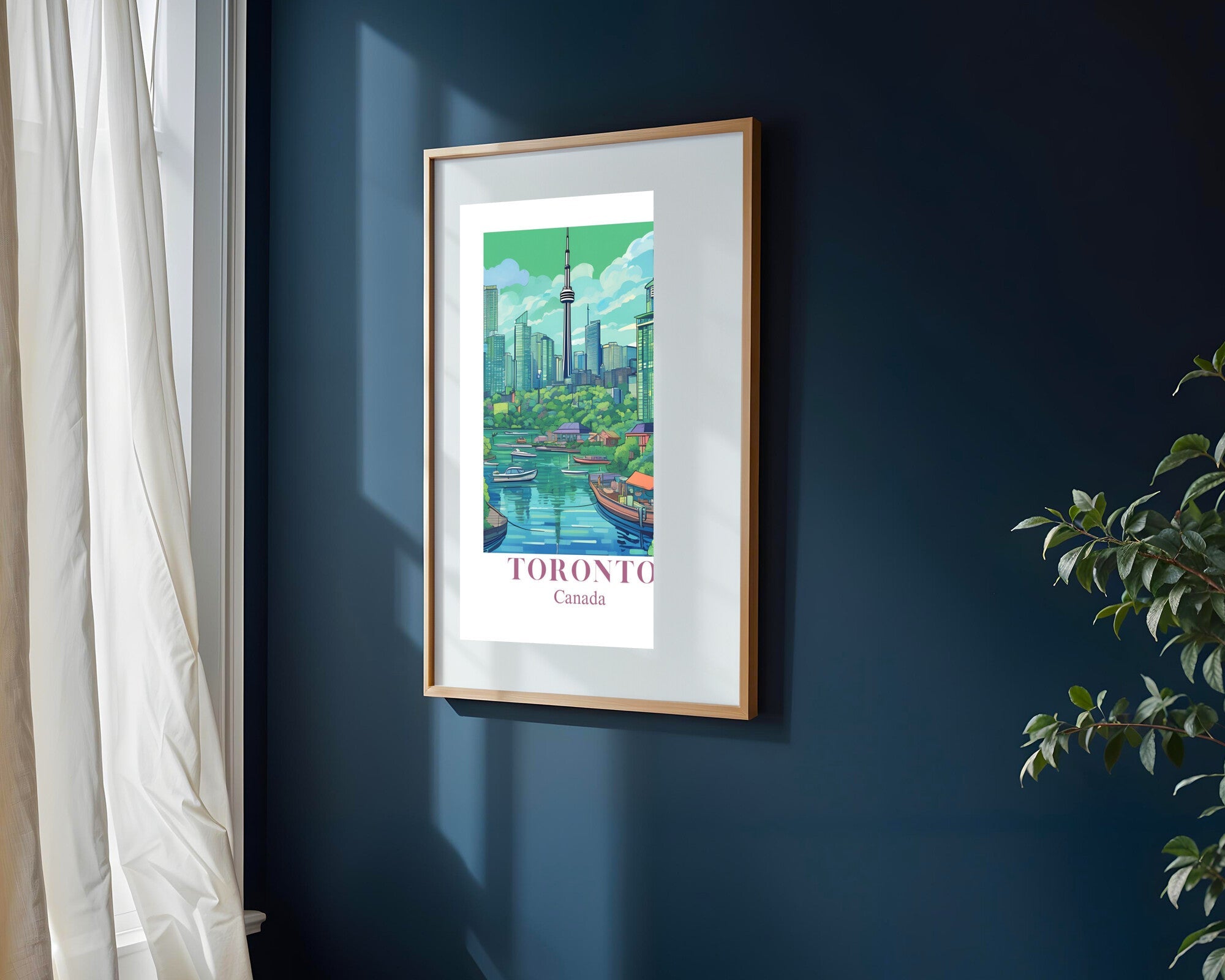 Postal de Toronto | Cuadro decorativo de Monkey Canvas