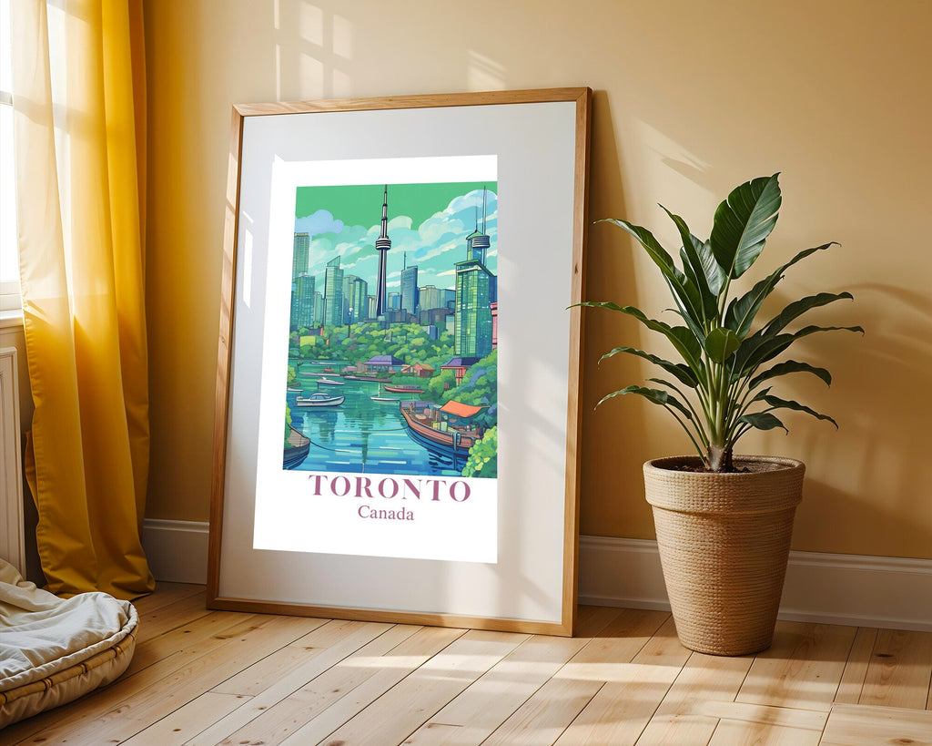 Postal de Toronto | Cuadro decorativo de Monkey Canvas