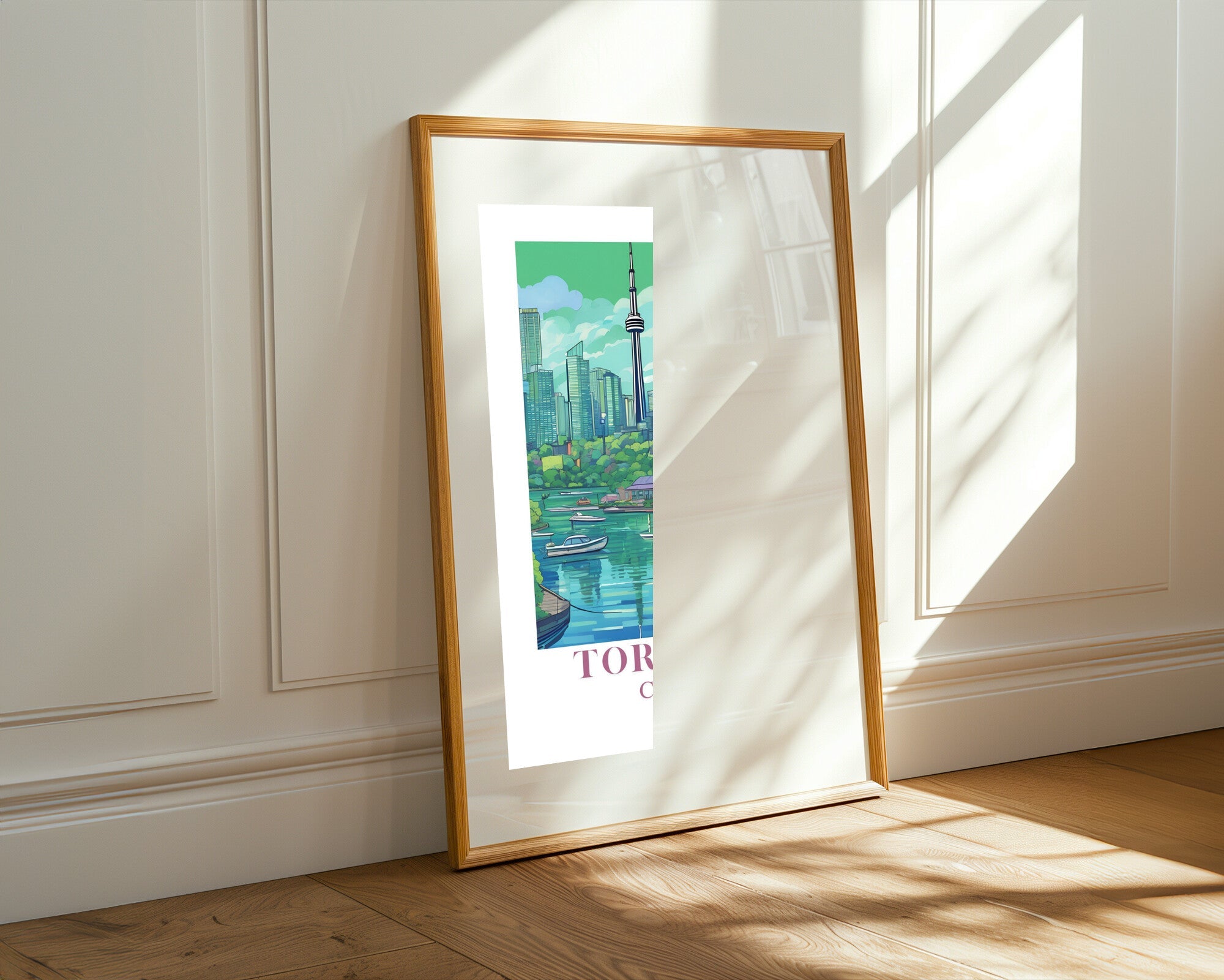 Postal de Toronto | Cuadro decorativo de Monkey Canvas