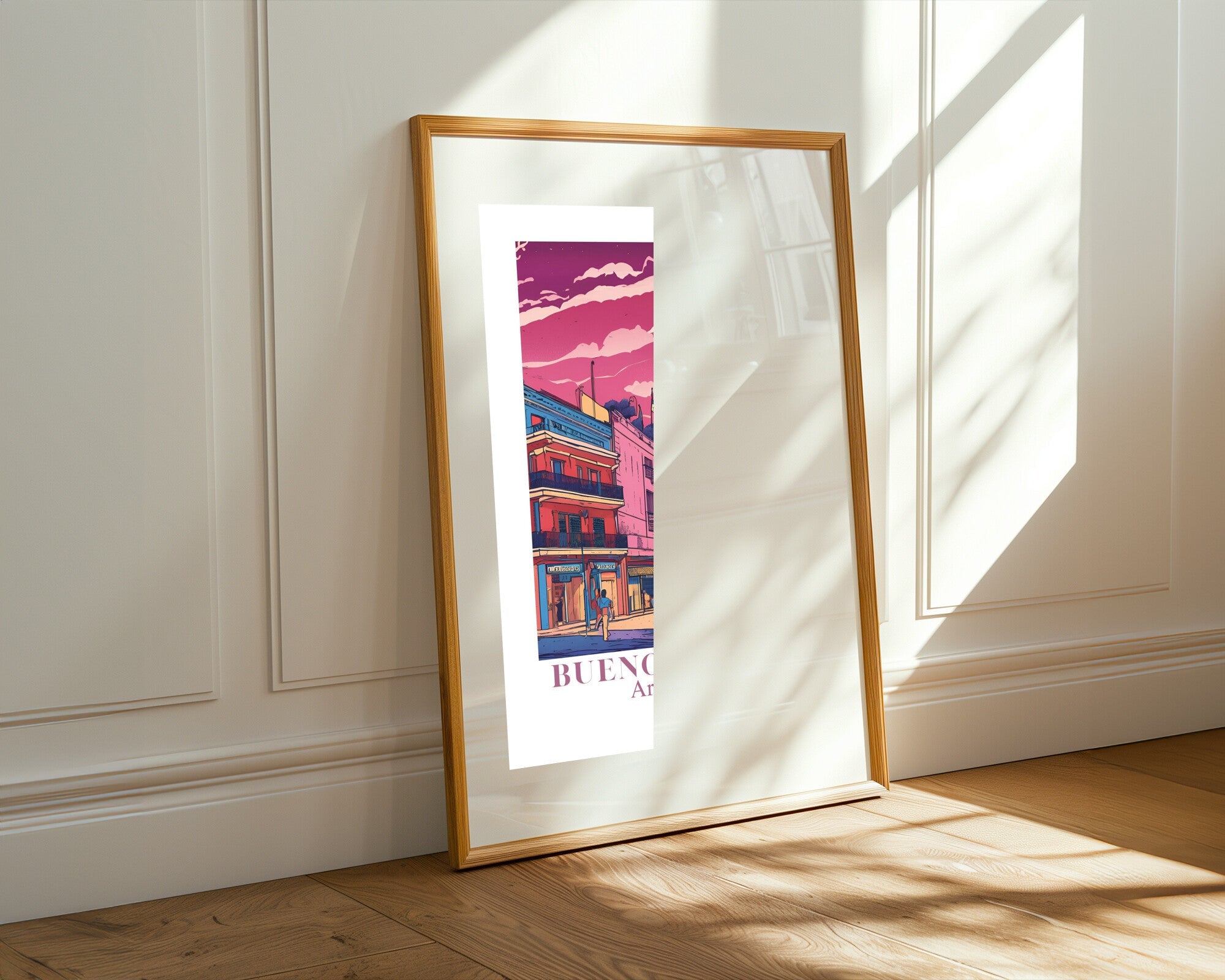 Postal de Buenos Aires | Cuadro decorativo de Monkey Canvas