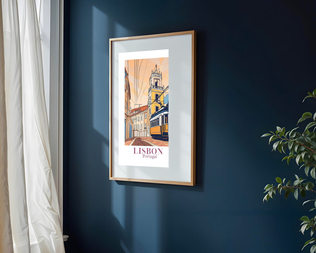 Postal de Lisboa | Cuadro decorativo de Monkey Canvas