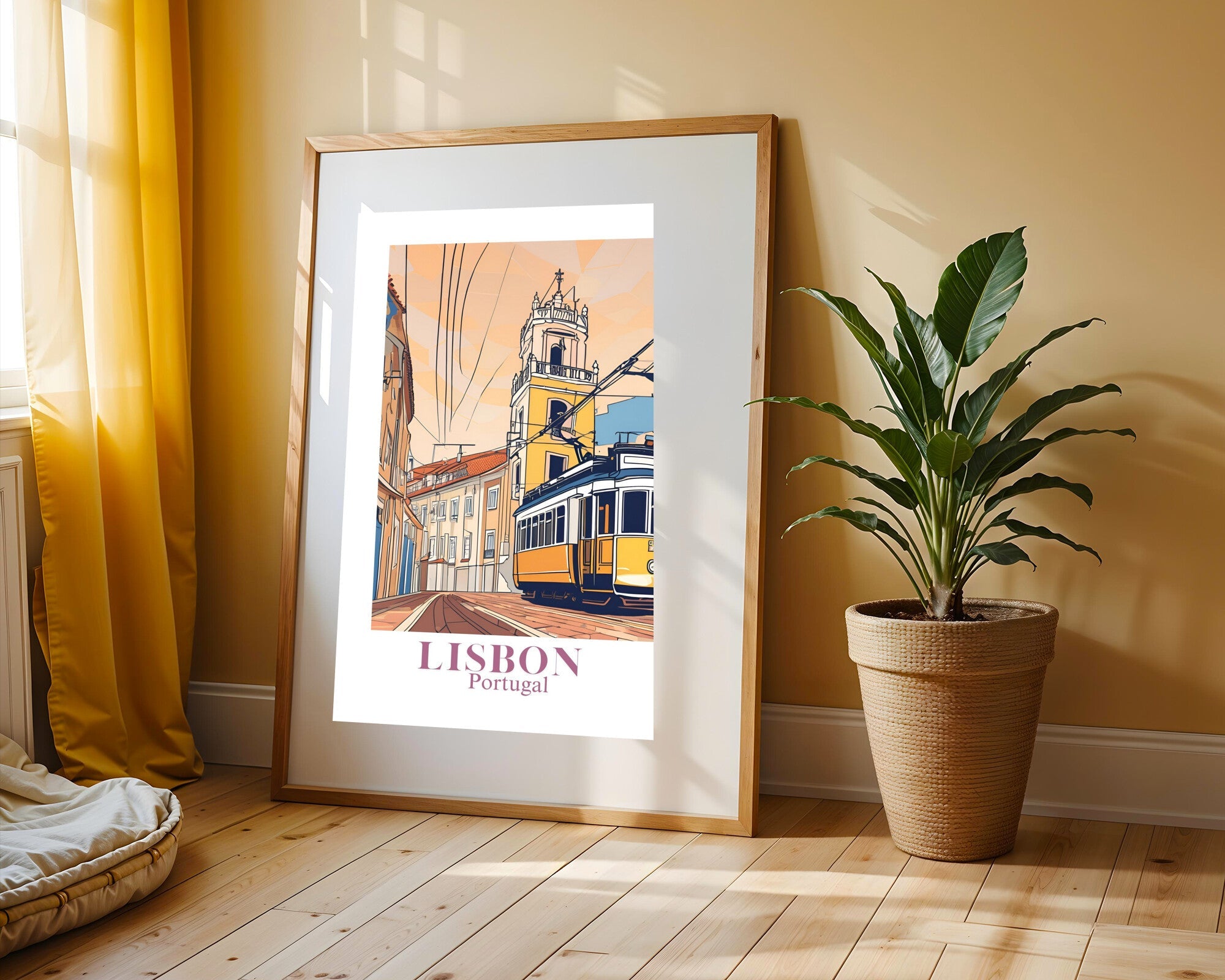 Postal de Lisboa | Cuadro decorativo de Monkey Canvas