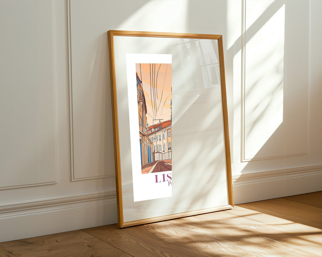 Postal de Lisboa | Cuadro decorativo de Monkey Canvas