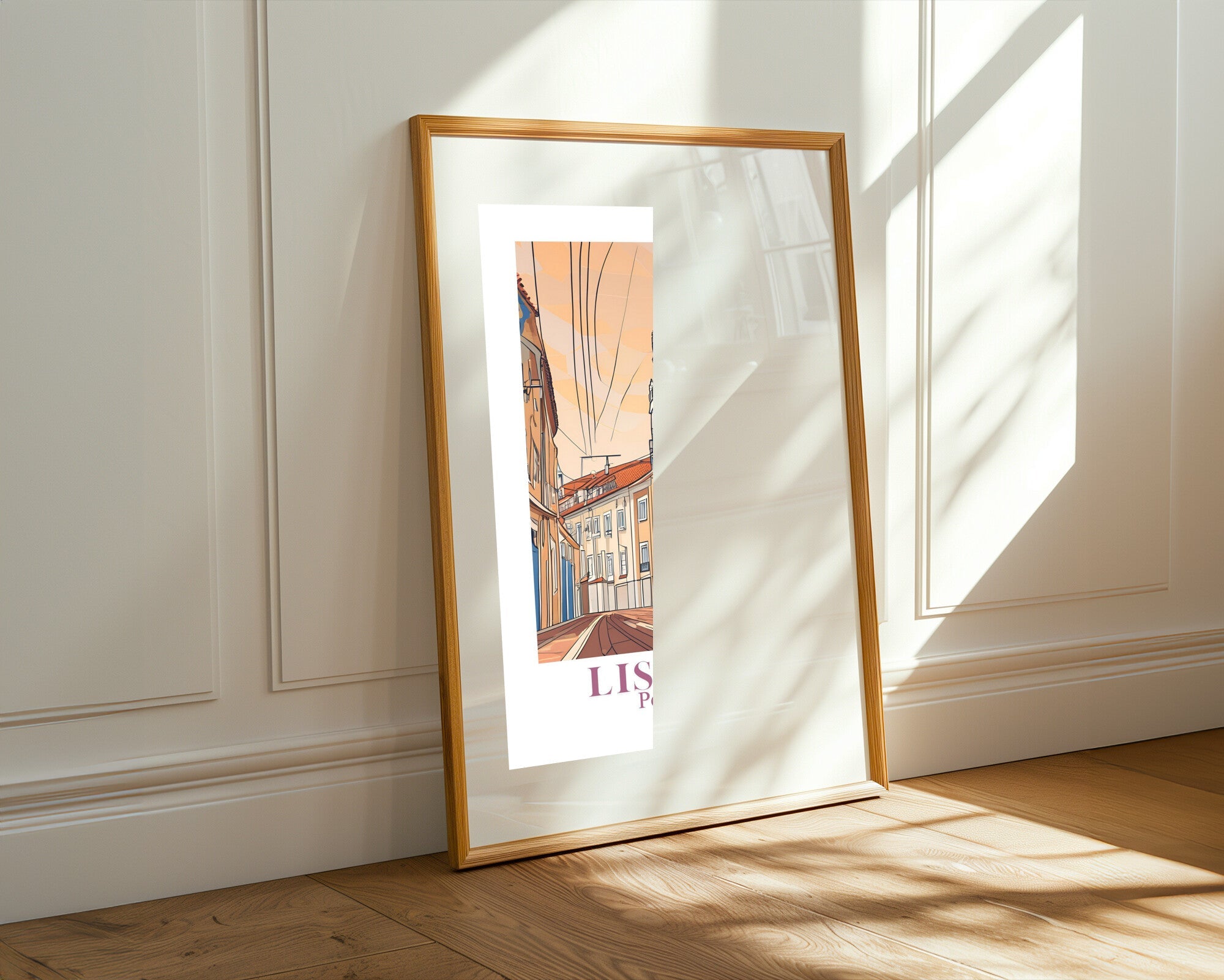 Postal de Lisboa | Cuadro decorativo de Monkey Canvas