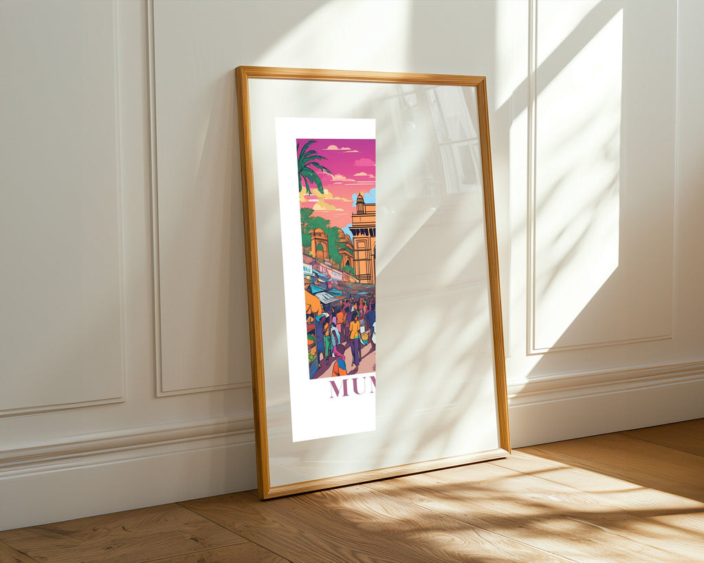 Postal de Bombay | Cuadro decorativo de Monkey Canvas