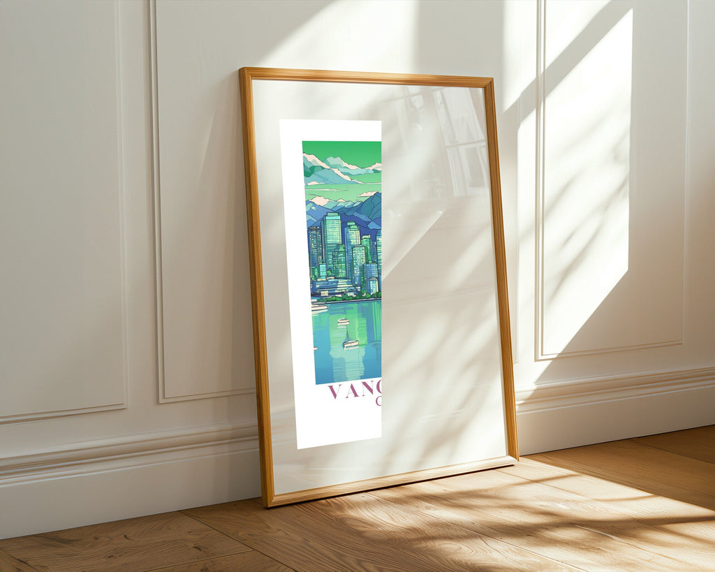 Postal de Vancouver | Cuadro decorativo de Monkey Canvas