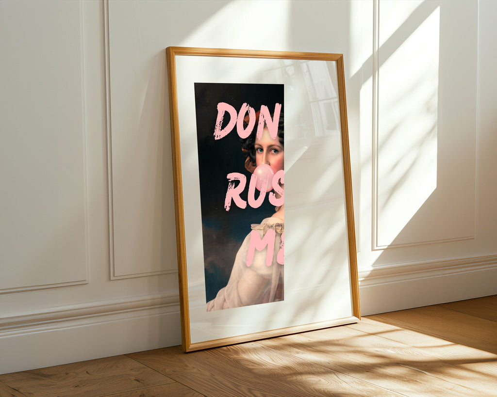 Retrato Pop Art Chicle | Cuadro decorativo de Monkey Canvas