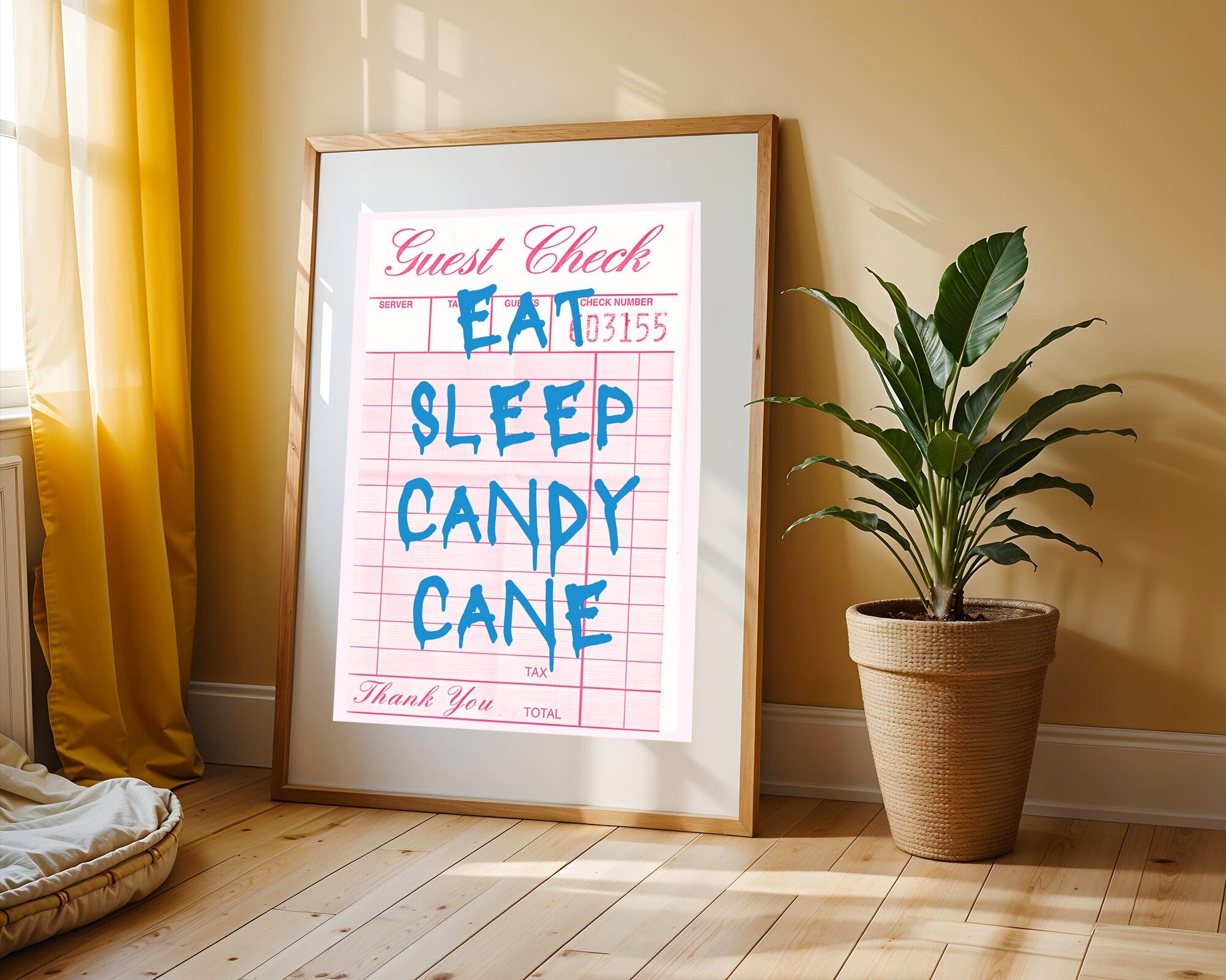 Ticket Dulce Navideno | Cuadro decorativo de Monkey Canvas