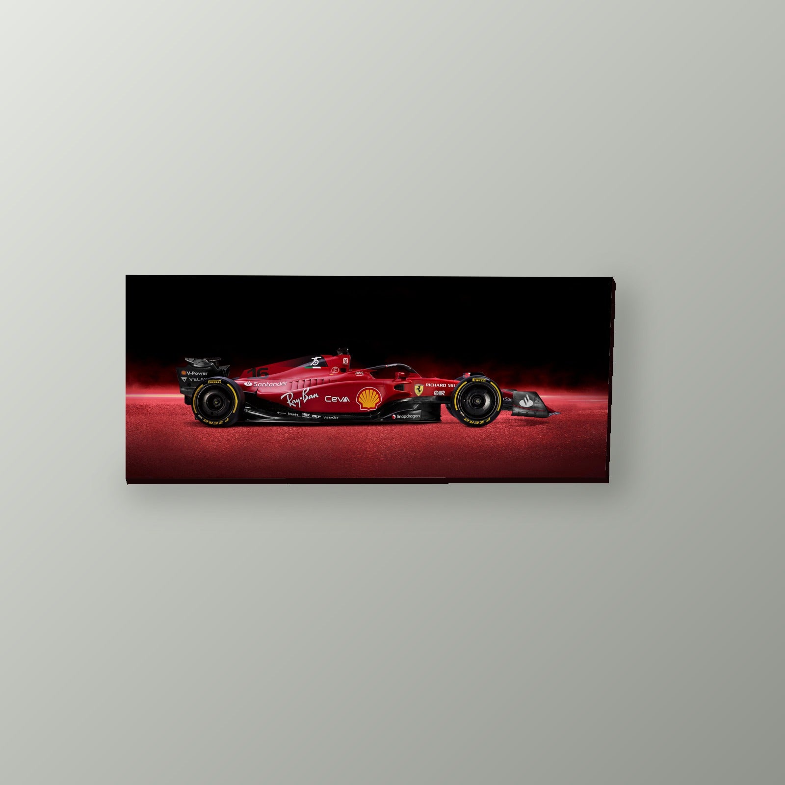 Perfil de Ferrari | Cuadro decorativo de Monkey Canvas