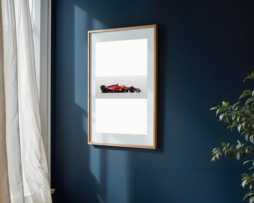 Ferrari Estudio Rojo | Cuadro decorativo de Monkey Canvas