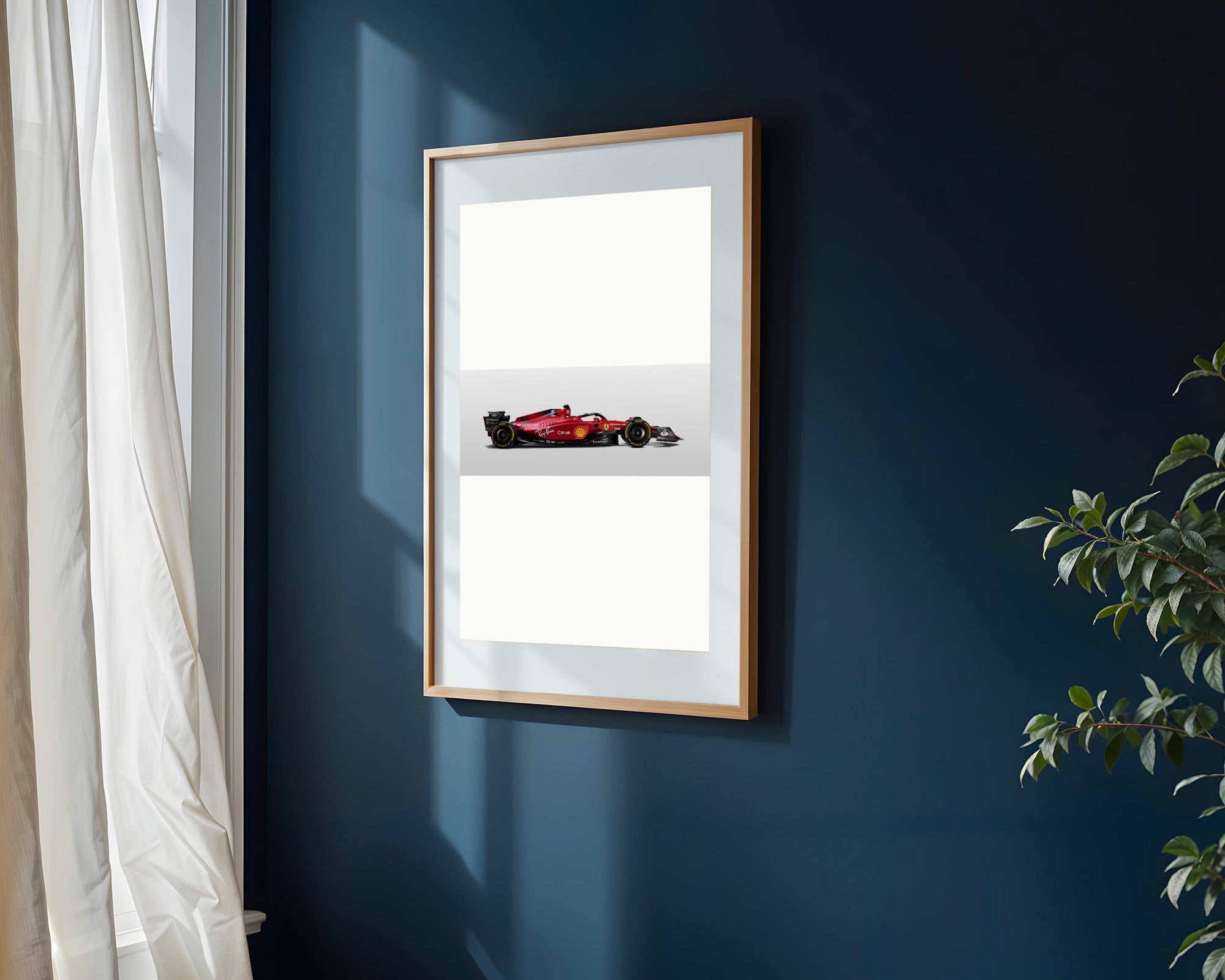 Ferrari Estudio Rojo | Cuadro decorativo de Monkey Canvas