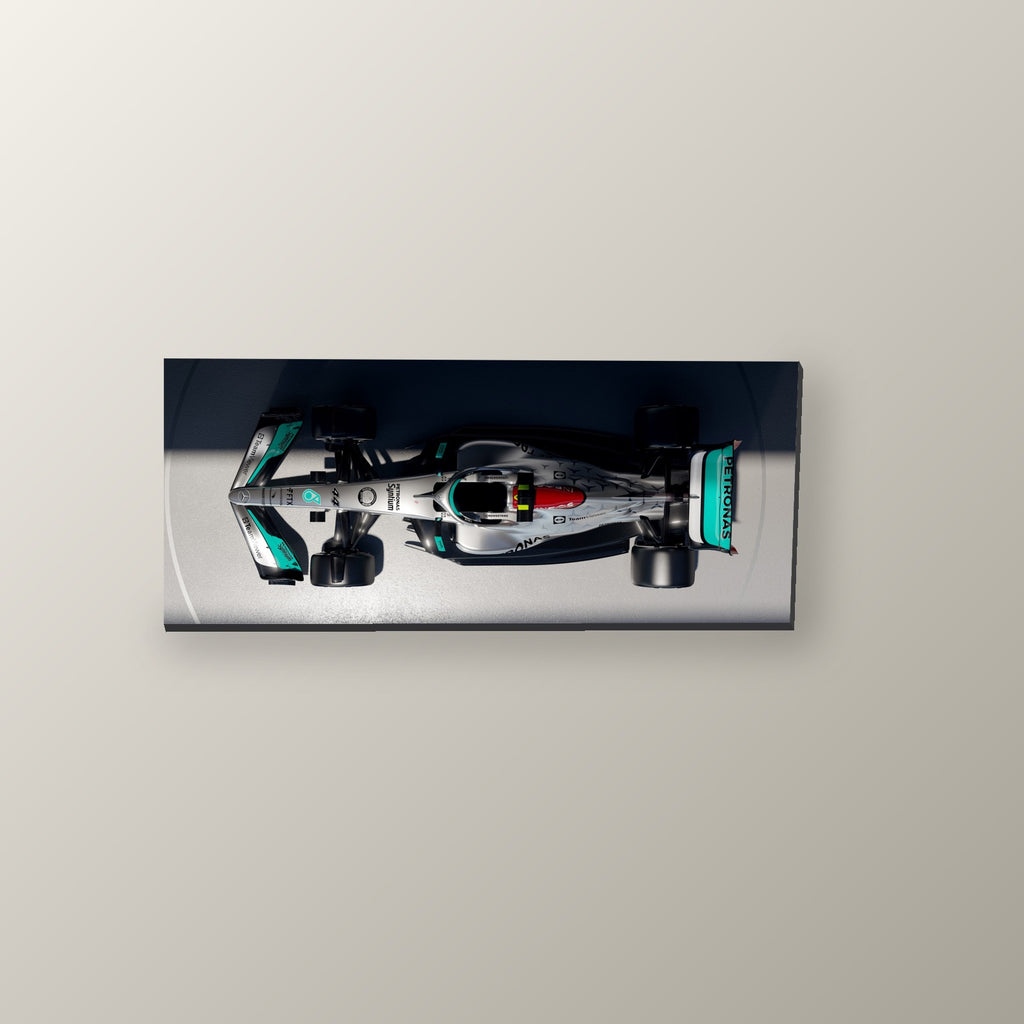 Mercedes Plateado | Cuadro decorativo de Monkey Canvas