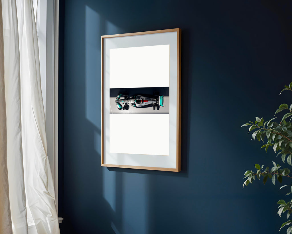 Mercedes Plateado | Cuadro decorativo de Monkey Canvas