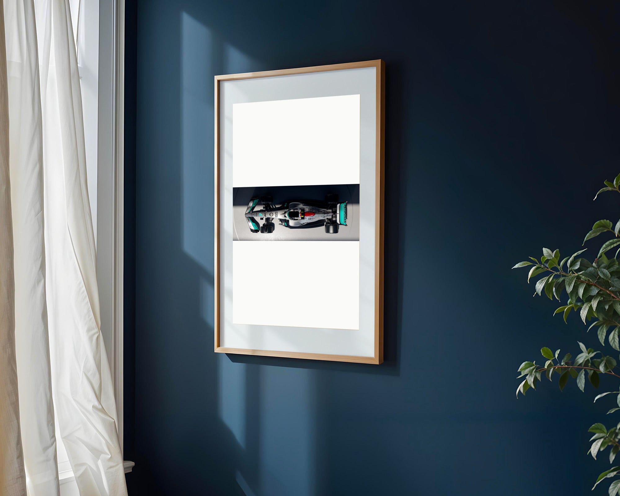 Mercedes Plateado | Cuadro decorativo de Monkey Canvas