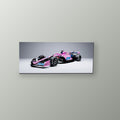 Alpine Rosa en Pista | Cuadro decorativo de Monkey Canvas