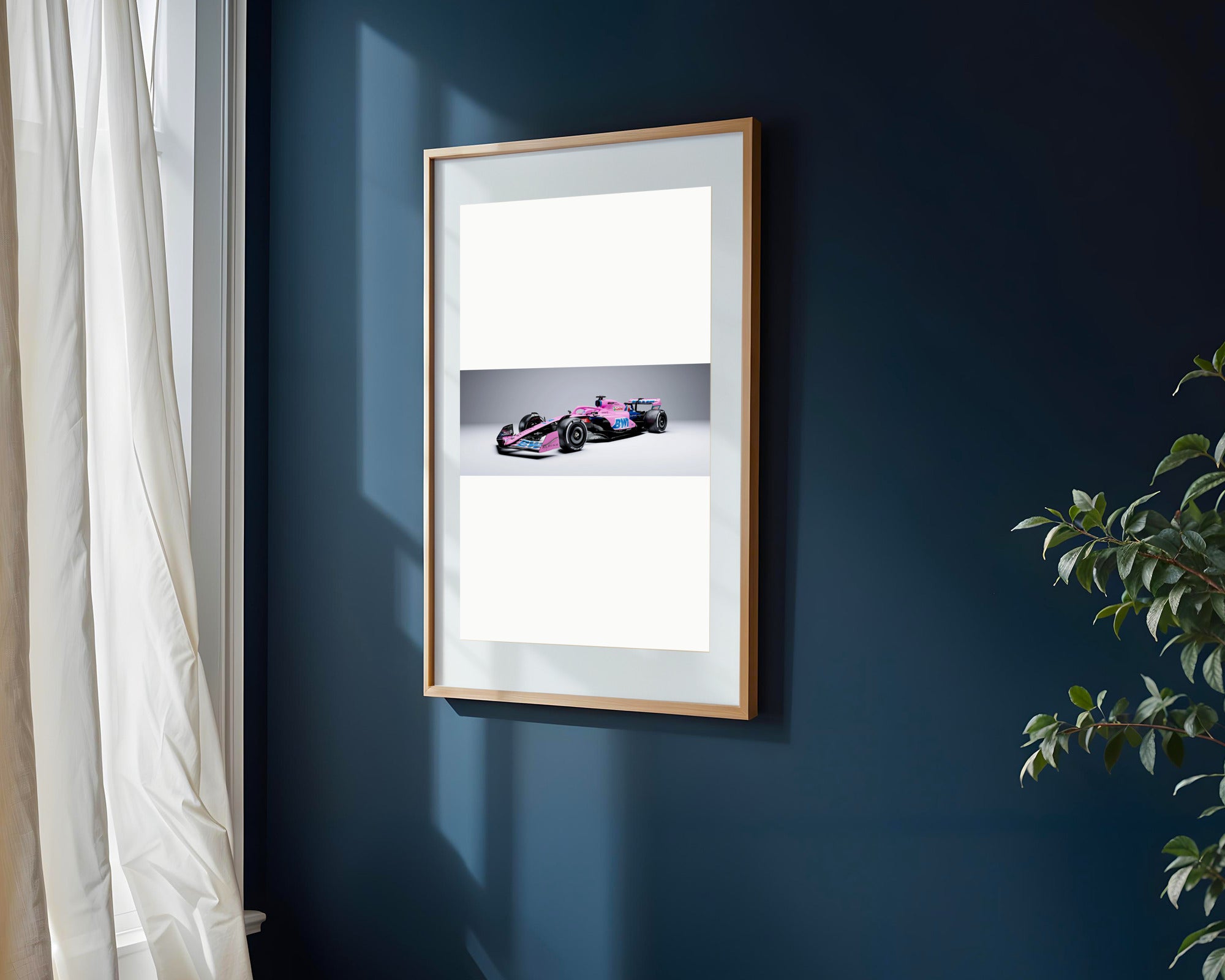 Alpine Rosa en Pista | Cuadro decorativo de Monkey Canvas