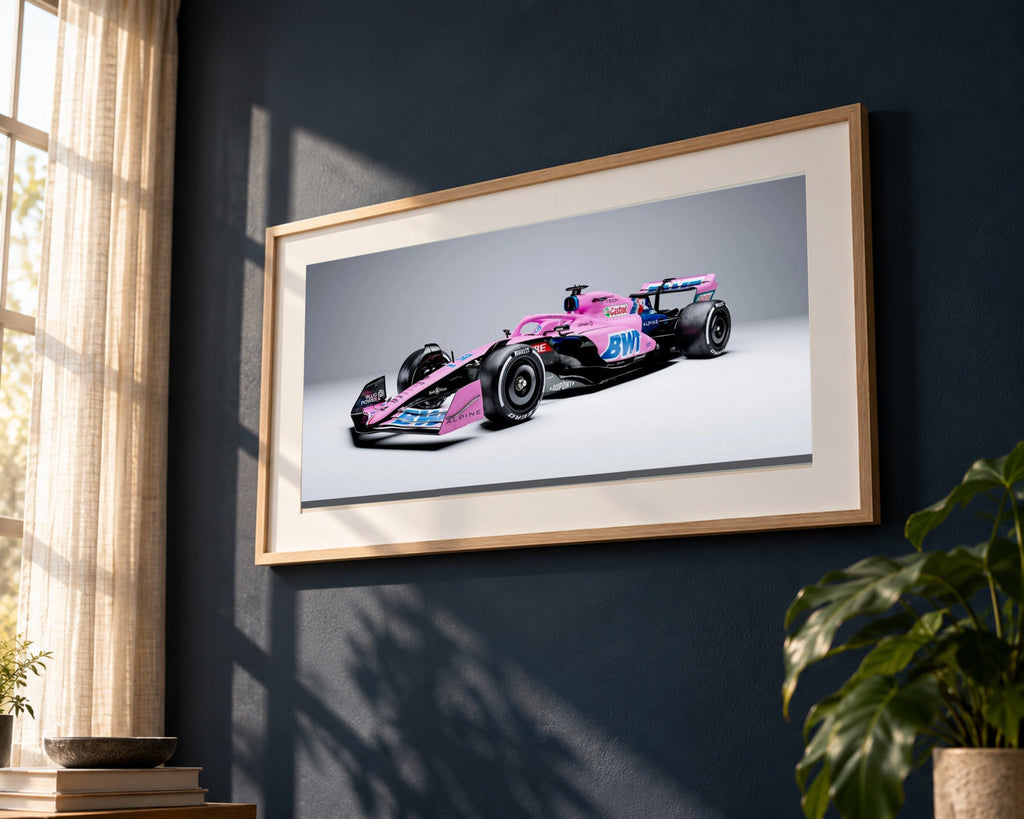 Alpine Rosa en Pista