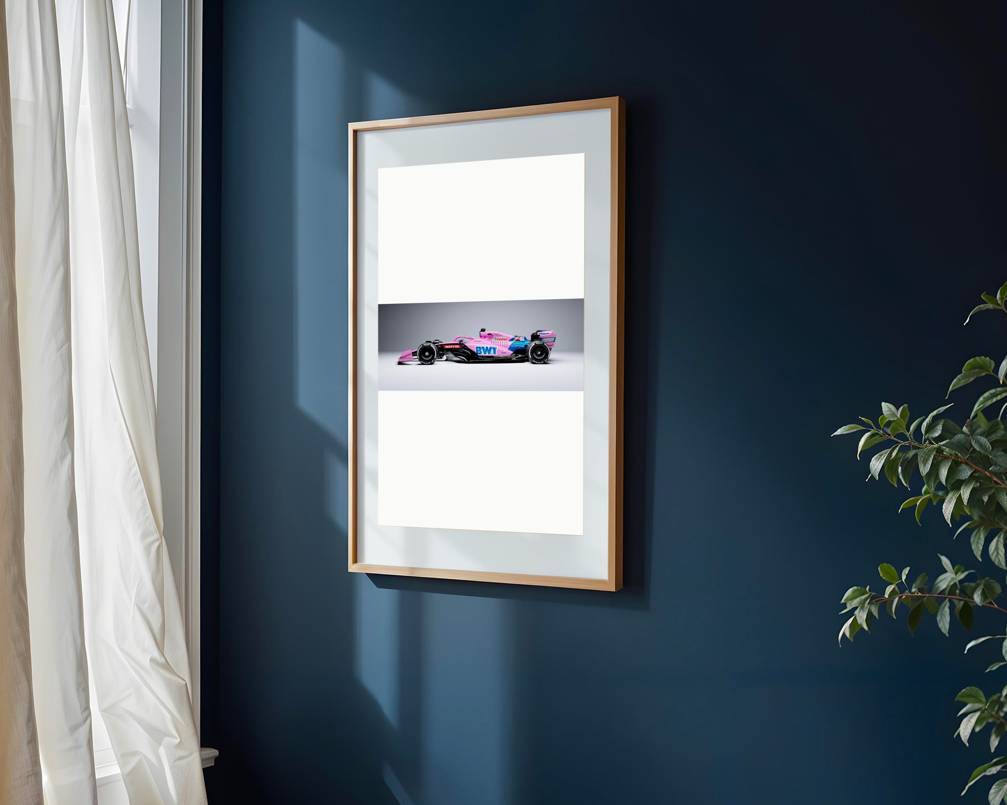 Alpine Mapfre Rosa | Cuadro decorativo de Monkey Canvas