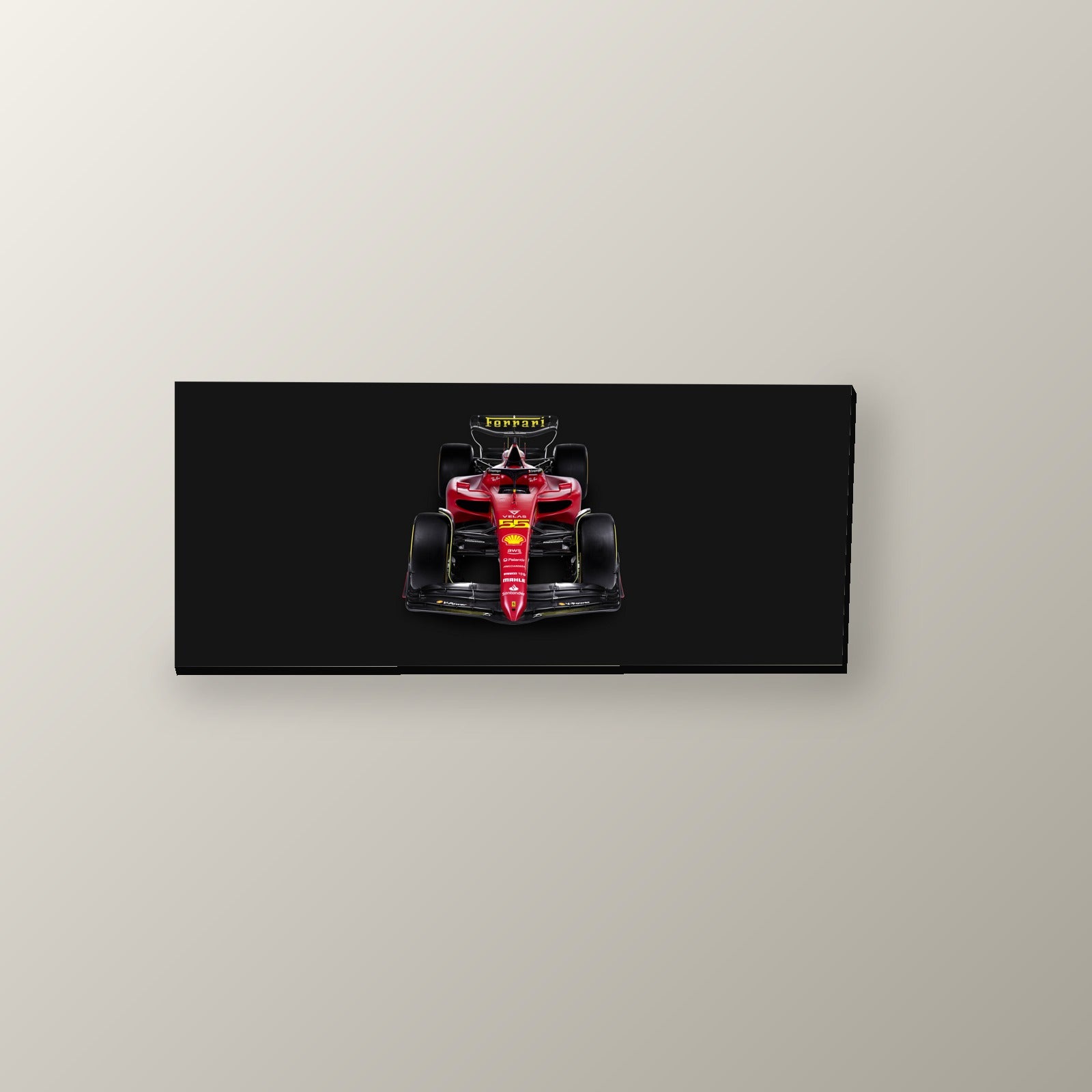 Ferrari en la Oscuridad | Cuadro decorativo de Monkey Canvas