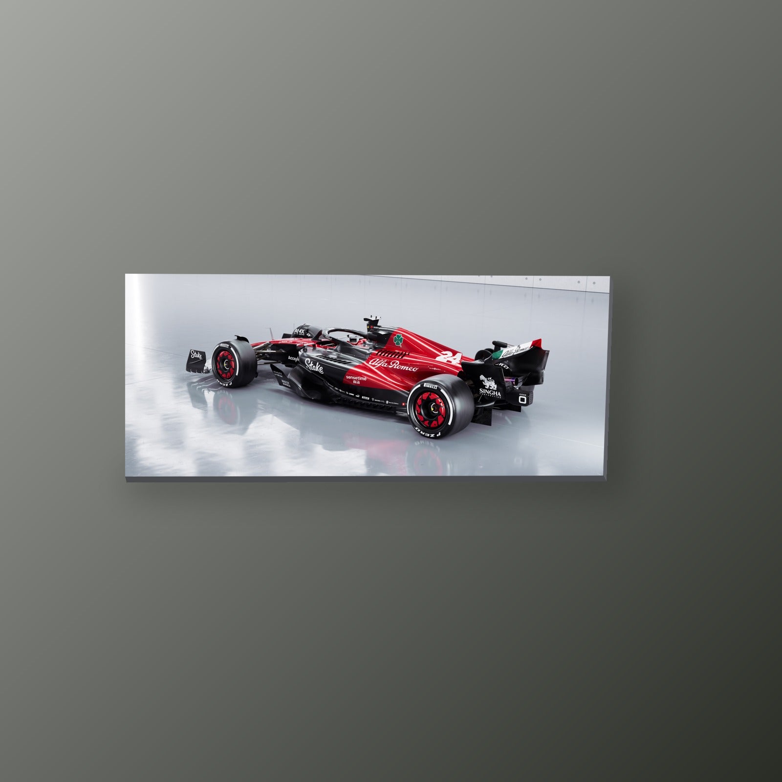 Sauber Stake Rojo | Cuadro decorativo de Monkey Canvas