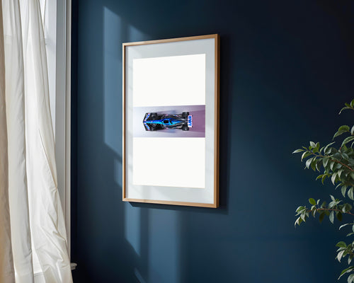 Alpine BWT Rosa | Cuadro decorativo de Monkey Canvas