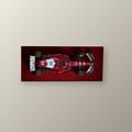 Ferrari HP Rojo | Cuadro decorativo de Monkey Canvas