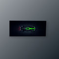 Sauber Verde Neon | Cuadro decorativo de Monkey Canvas