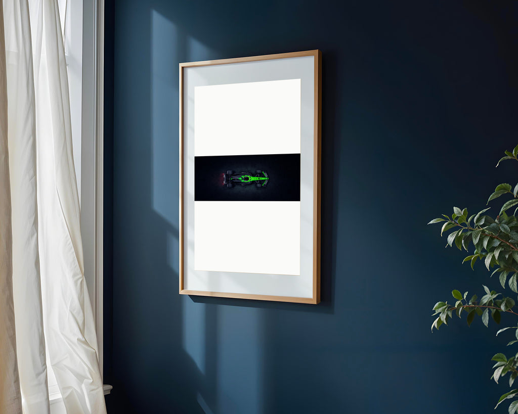 Sauber Verde Neon | Cuadro decorativo de Monkey Canvas