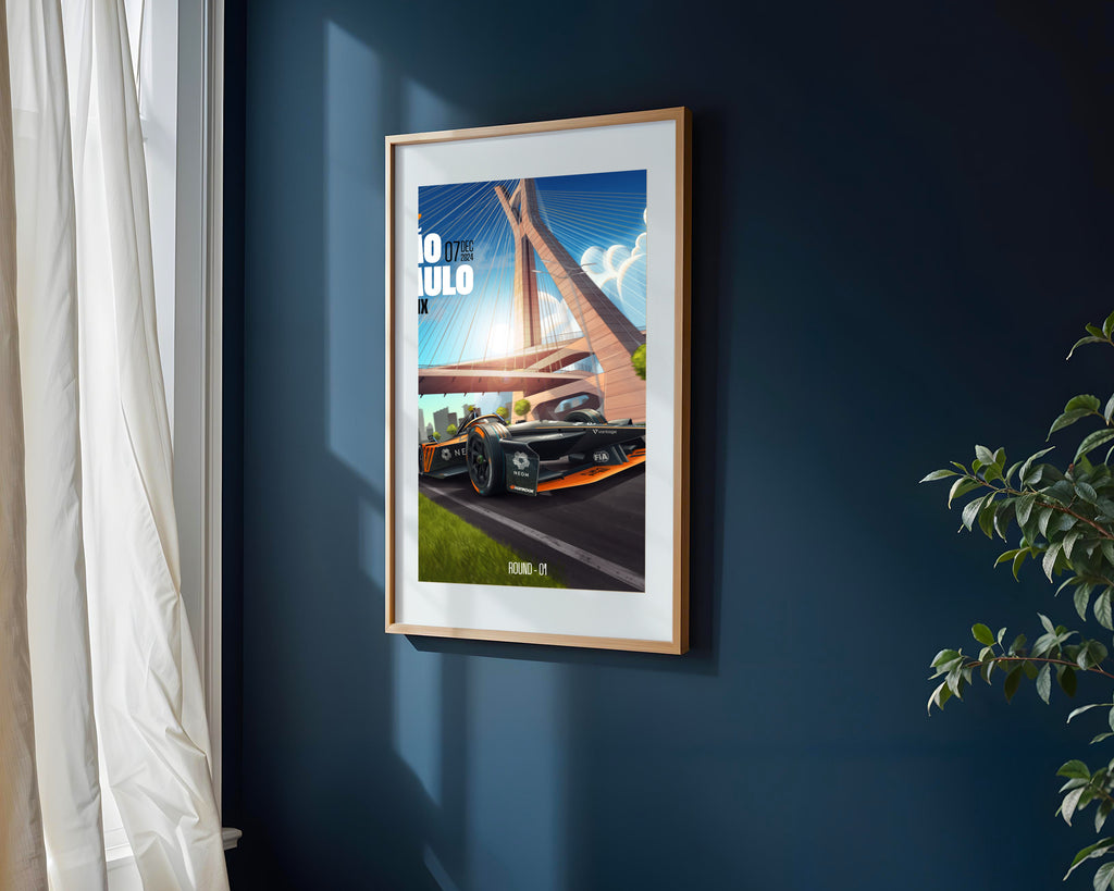 Puente de Sao Paulo | Cuadro decorativo de Monkey Canvas