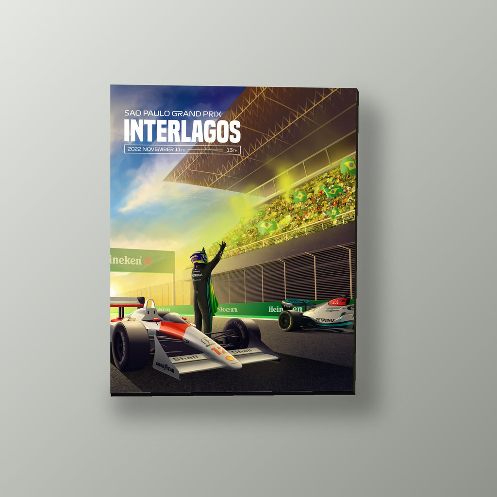 Homenaje a Interlagos | Cuadro decorativo de Monkey Canvas