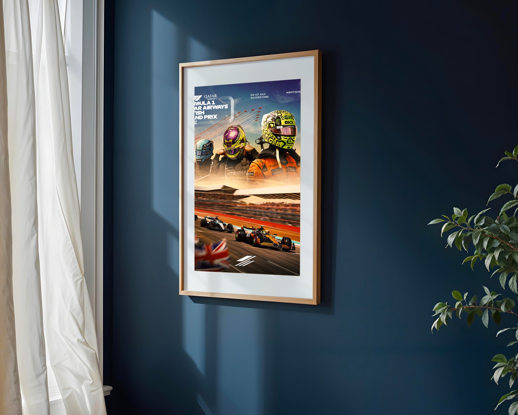 Podio en Silverstone | Cuadro decorativo de Monkey Canvas