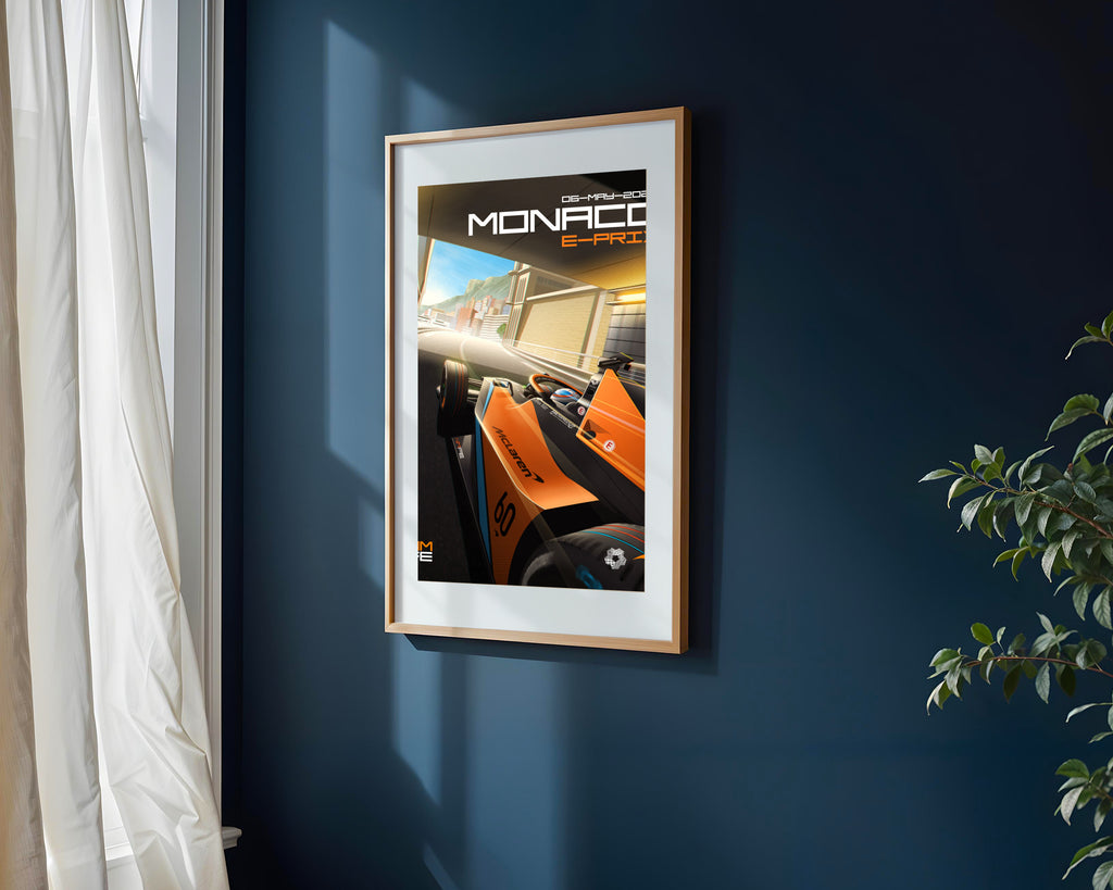 McLaren en Monaco | Cuadro decorativo de Monkey Canvas