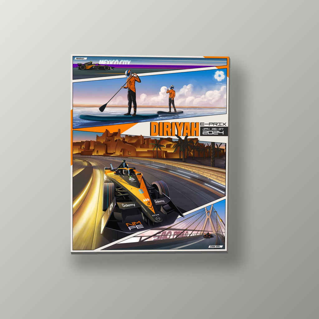 Diriyah al Atardecer | Cuadro decorativo de Monkey Canvas
