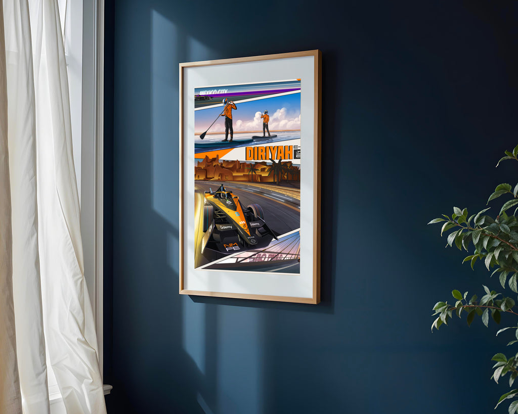 Diriyah al Atardecer | Cuadro decorativo de Monkey Canvas