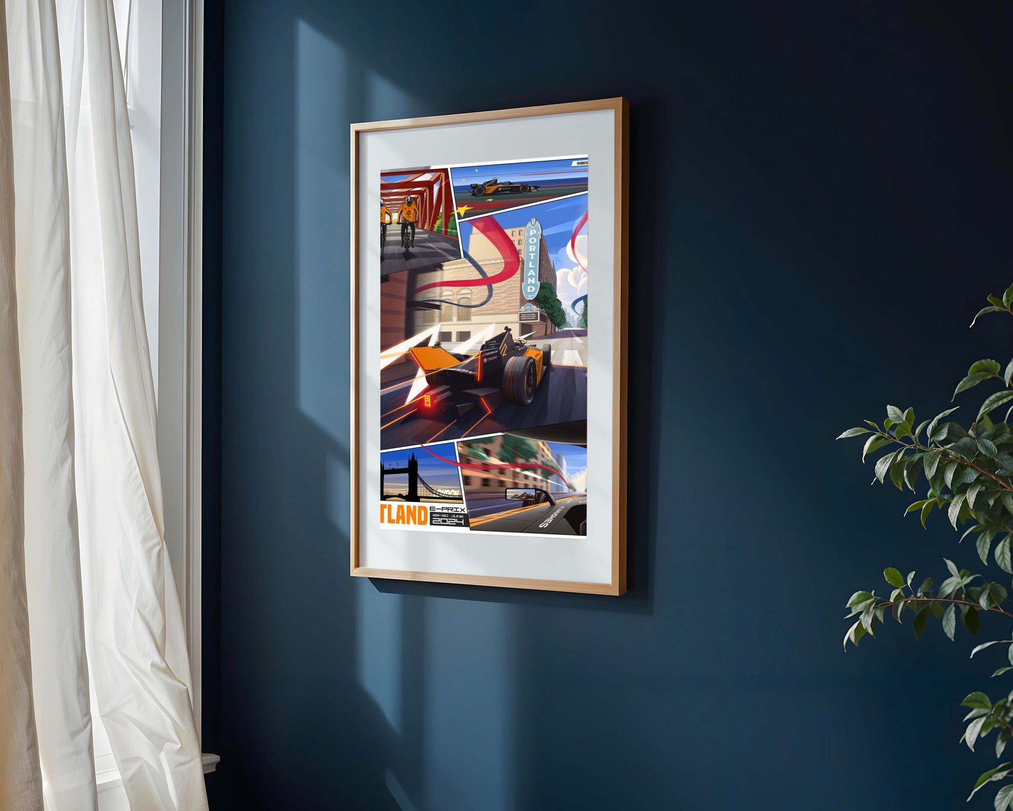 Fuga en Portland | Cuadro decorativo de Monkey Canvas
