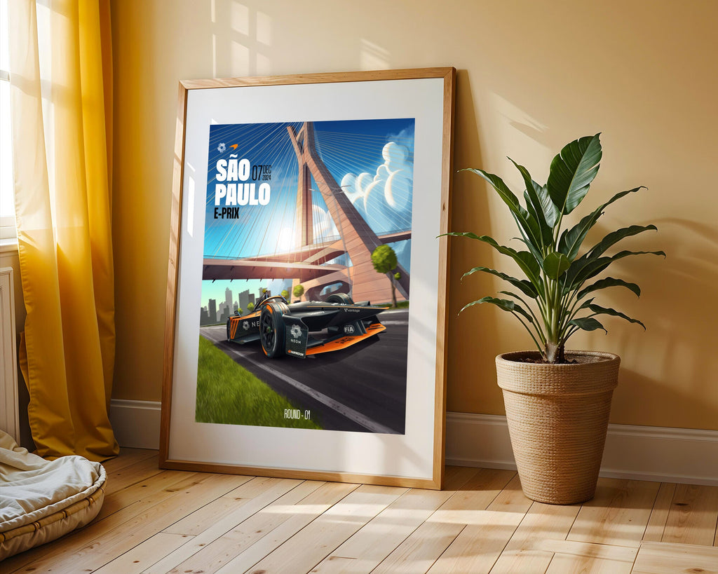 Puente de Sao Paulo | Cuadro decorativo de Monkey Canvas