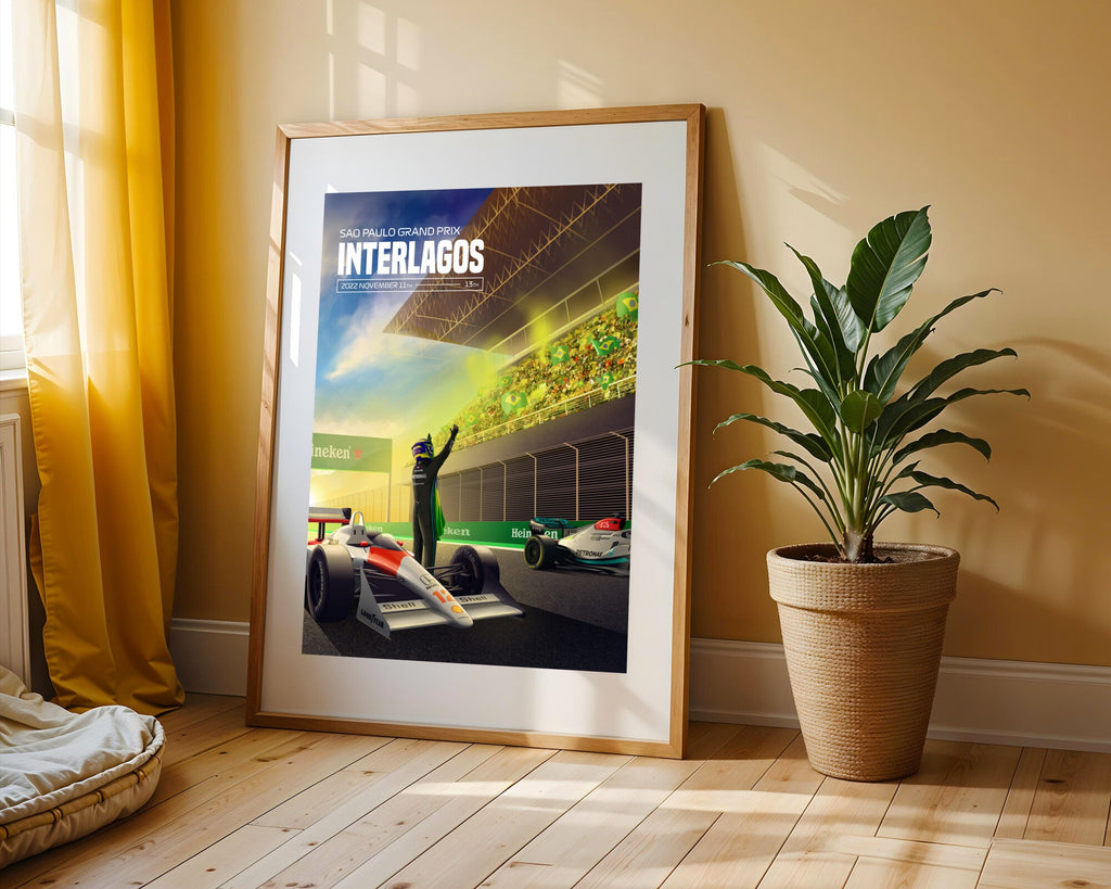 Homenaje a Interlagos | Cuadro decorativo de Monkey Canvas